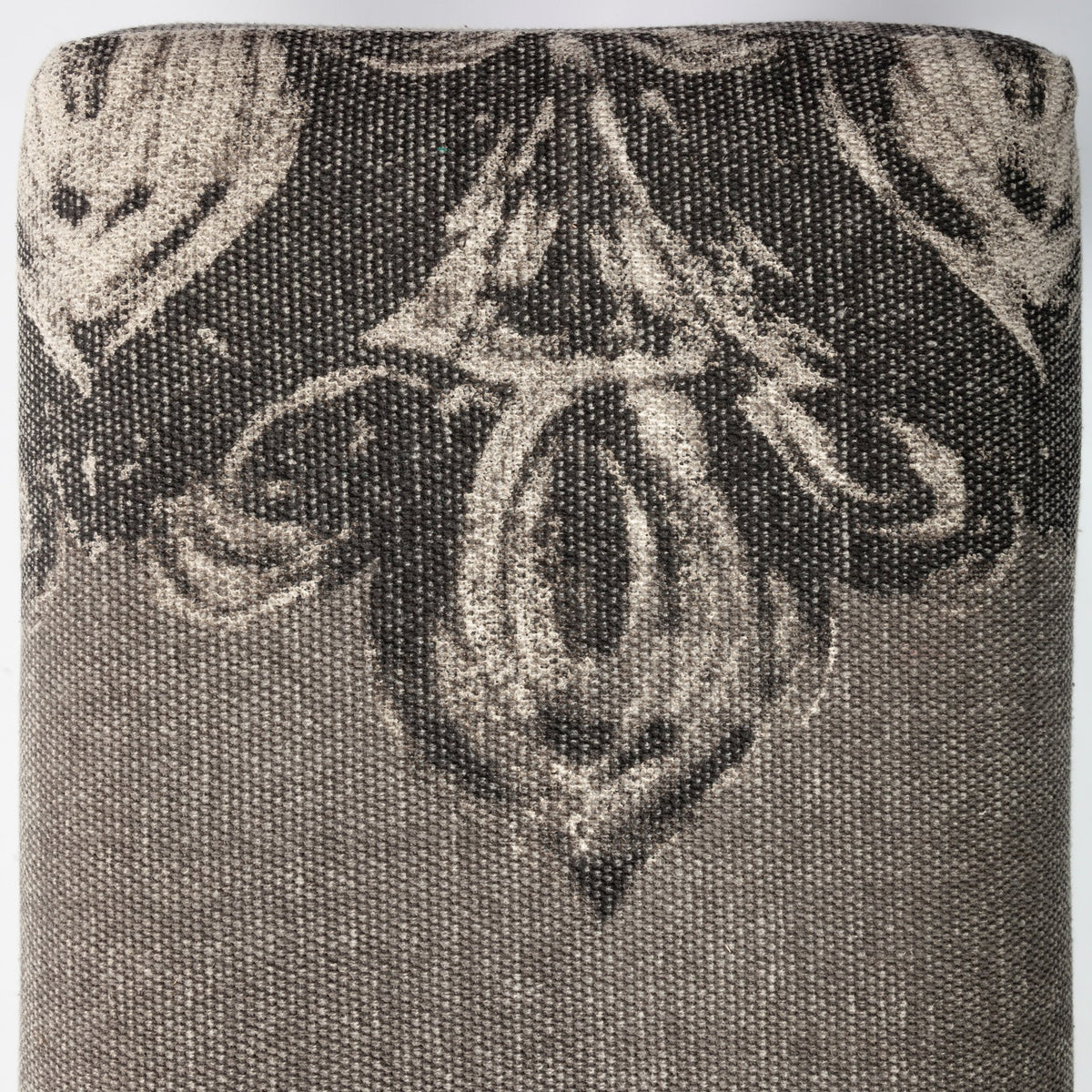 Alhambra 55L x 14W Upholstered Gray Seat W/Black Wood Legs Accent Bench-Benches-DECOROLALA