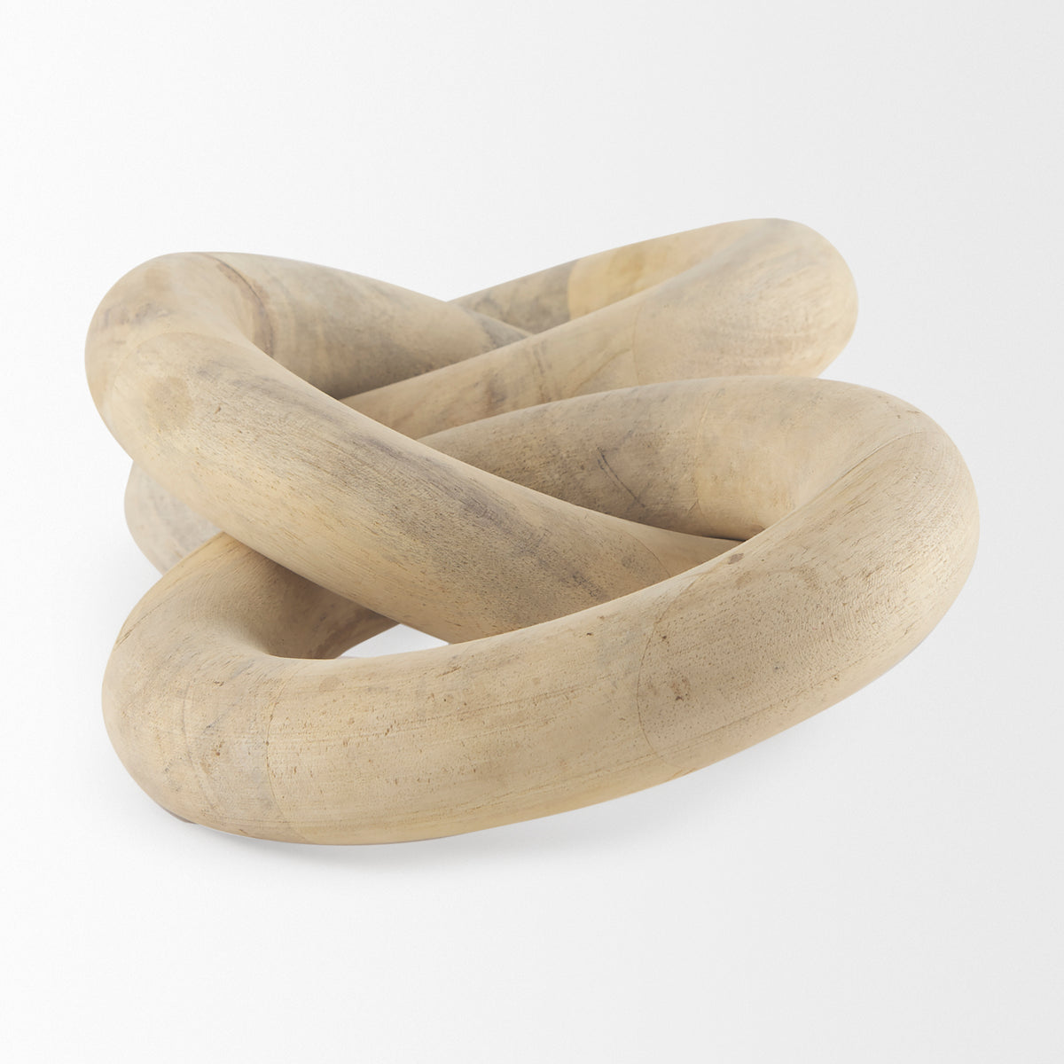 Alize Solid Wood Circular Chain Link Decorative Object-Objects-DECOROLALA