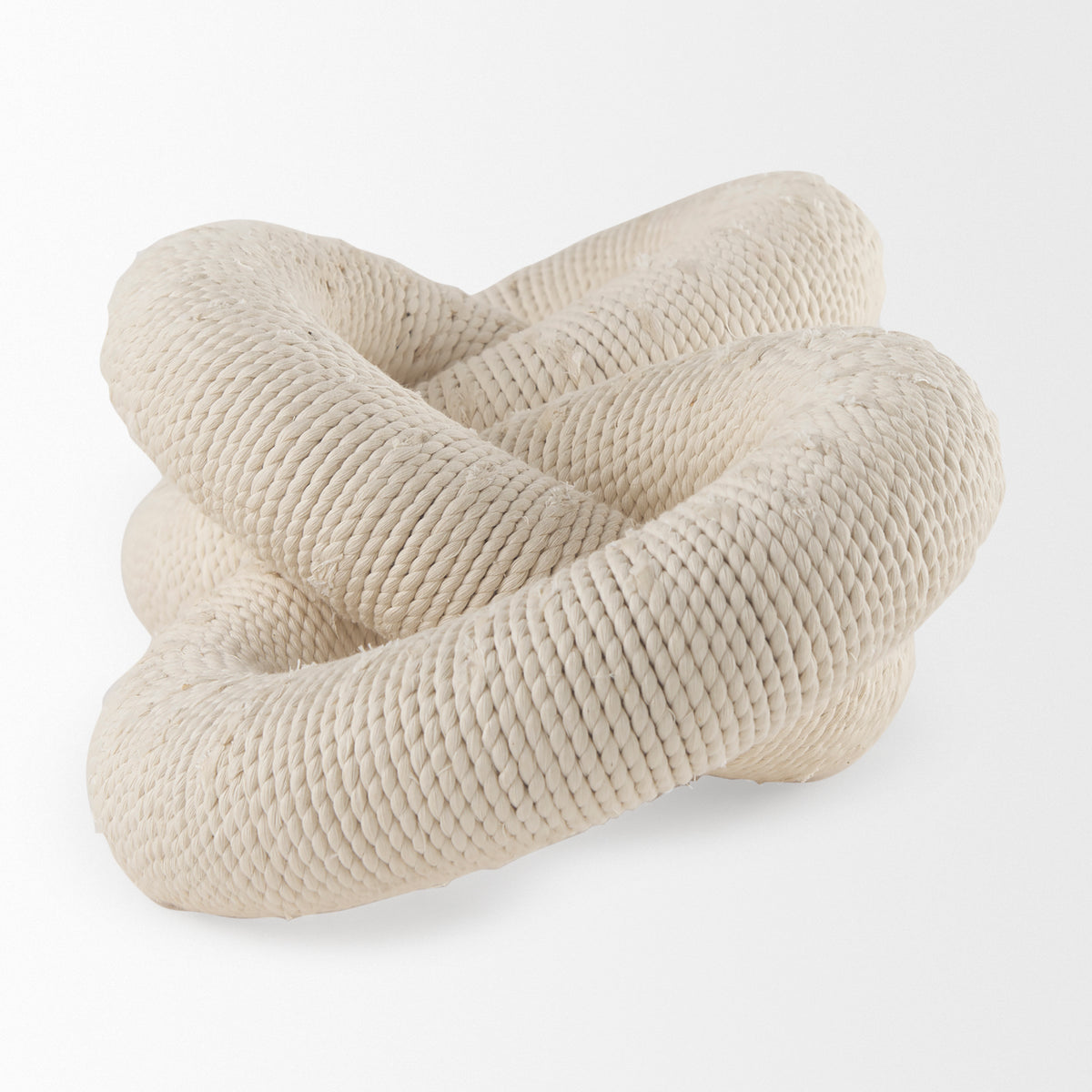 Alize Solid Wood Circular Chain Link Decorative Object-Objects-DECOROLALA