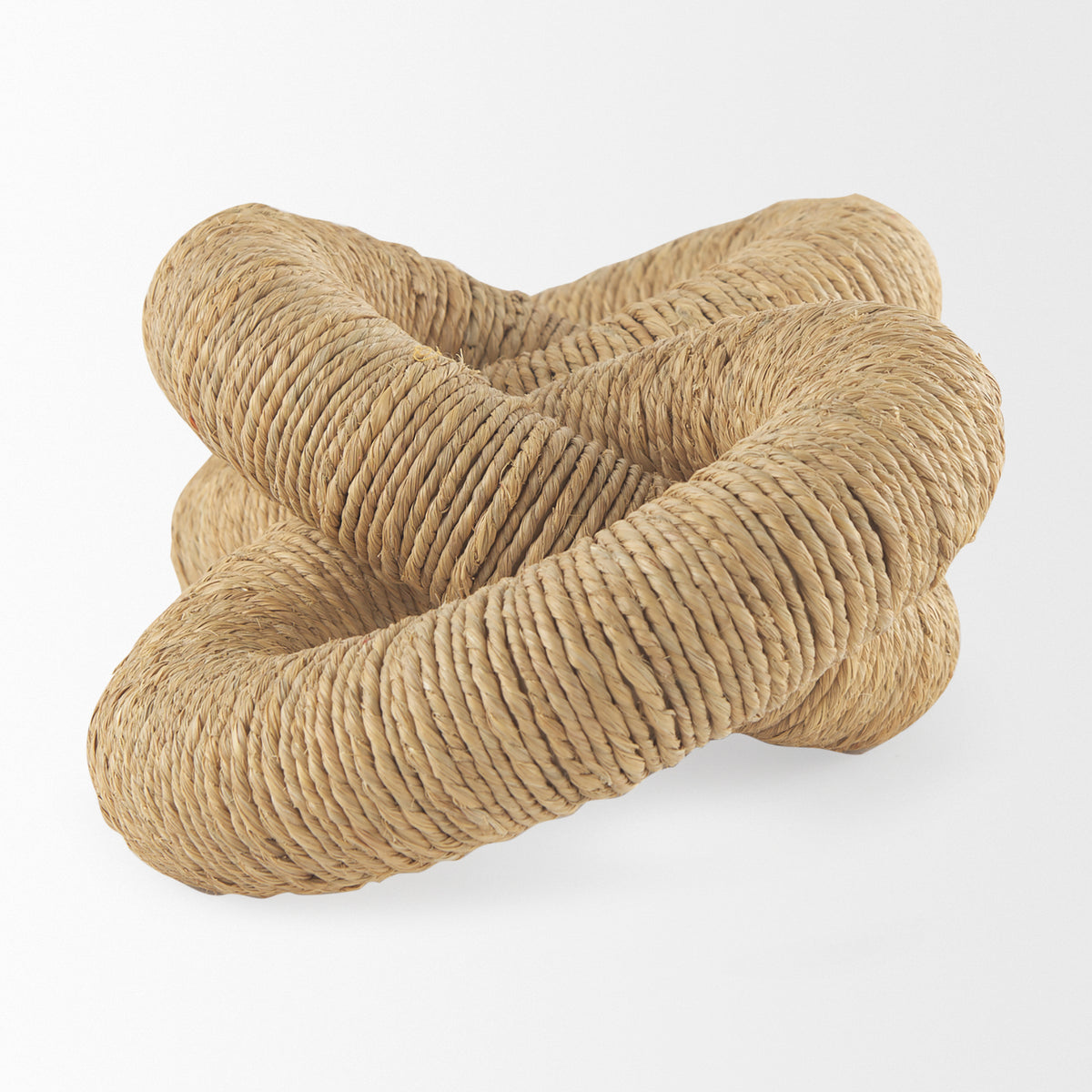 Alize Solid Wood Circular Chain Link Decorative Object-Objects-DECOROLALA