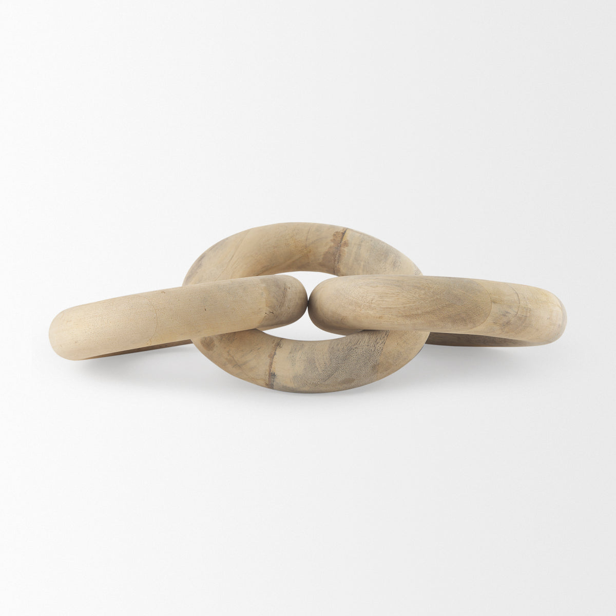 Alize Solid Wood Circular Chain Link Decorative Object-Objects-DECOROLALA