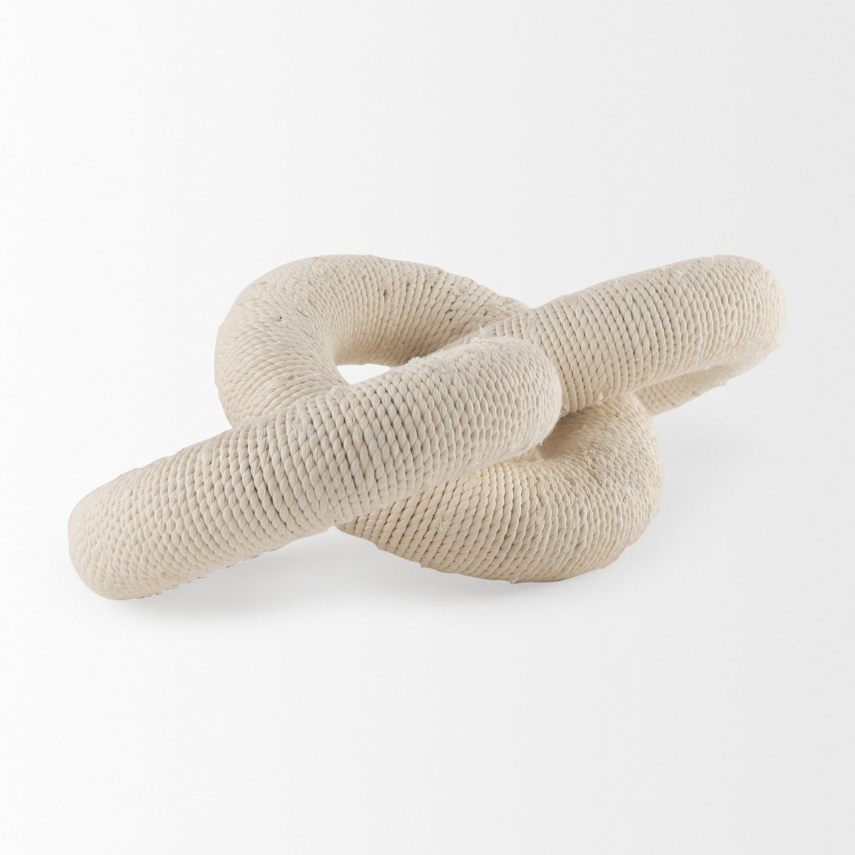 Alize Solid Wood Circular Chain Link Decorative Object-Objects-DECOROLALA