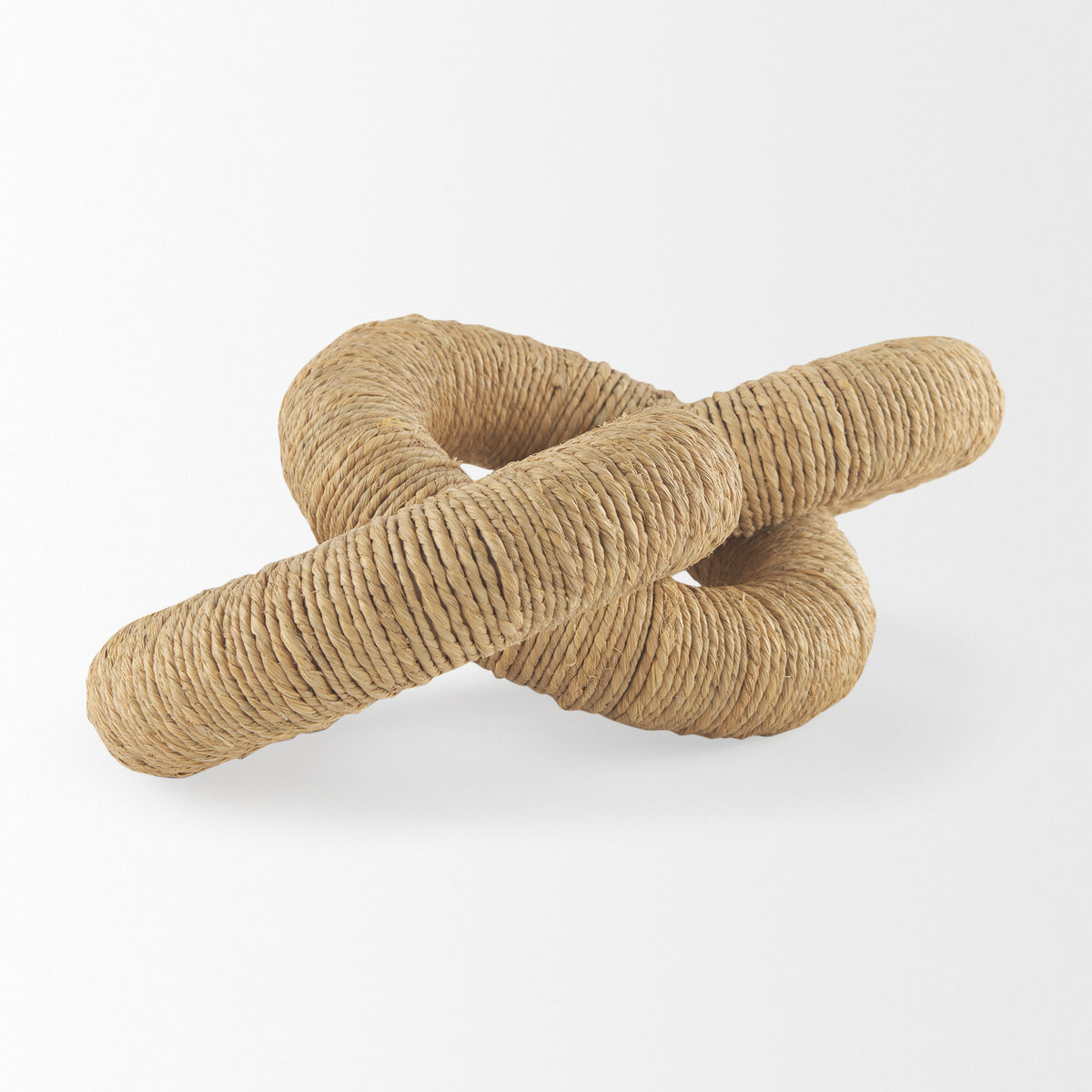 Alize Solid Wood Circular Chain Link Decorative Object-Objects-DECOROLALA