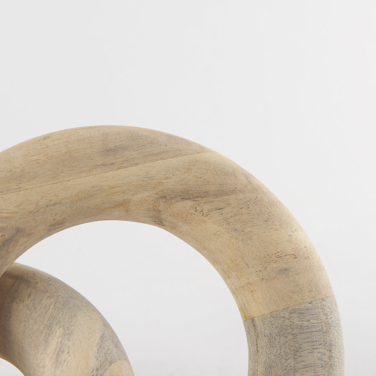 Alize Solid Wood Circular Chain Link Decorative Object-Objects-DECOROLALA