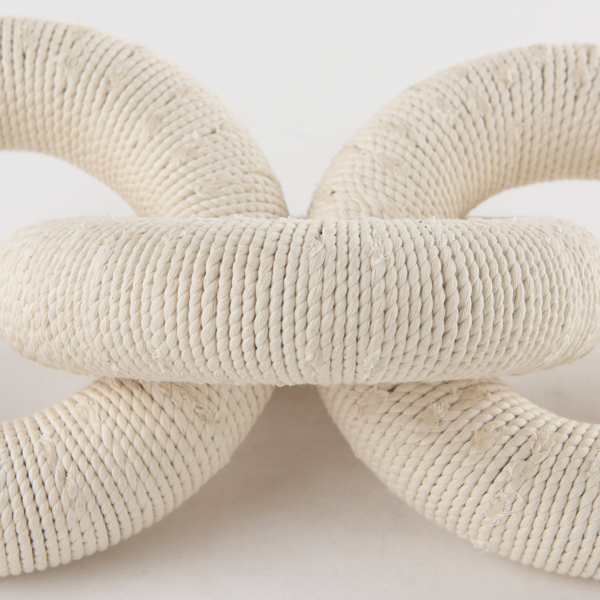 Alize Solid Wood Circular Chain Link Decorative Object-Objects-DECOROLALA
