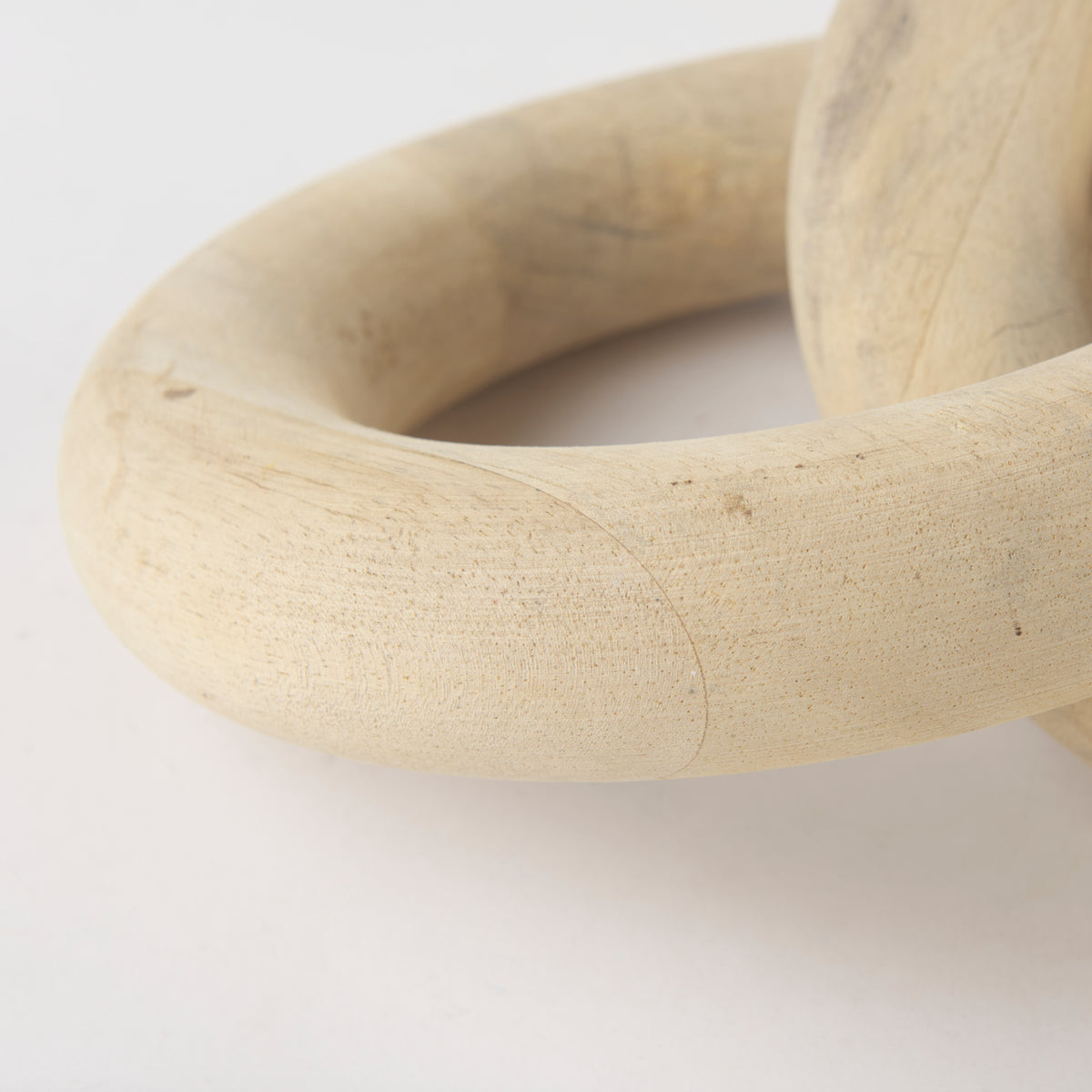 Alize Solid Wood Circular Chain Link Decorative Object-Objects-DECOROLALA