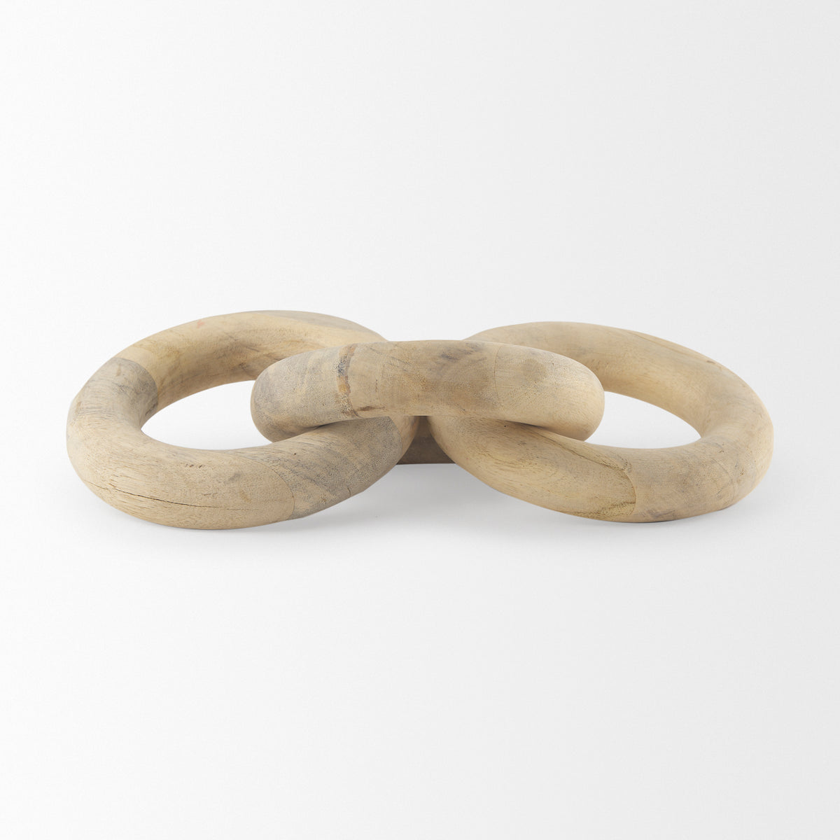 Alize Solid Wood Circular Chain Link Decorative Object-Objects-DECOROLALA