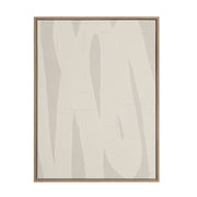 Allegra 36.1" Wide Canvas Art with Wood Frame, Oak-Canvas Art-DECOROLALA