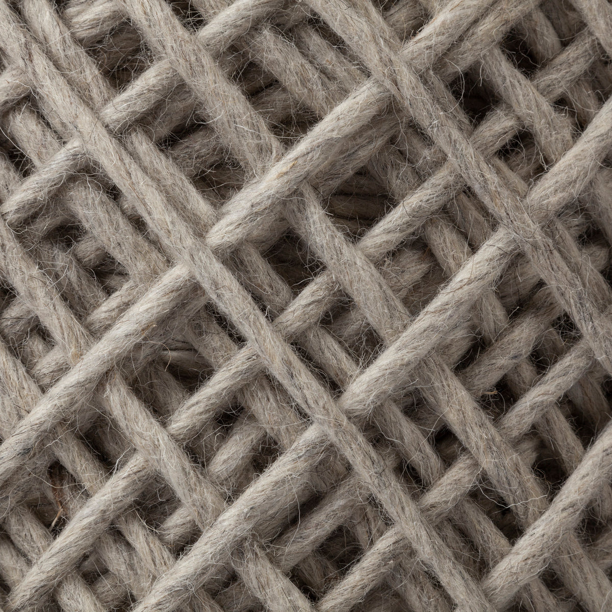 Allium Oatmeal Handwoven Wool Cylindrical Pouf-Poufs-DECOROLALA