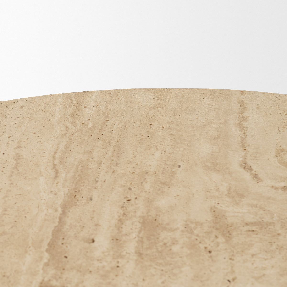 Allyson 36" Light Wood Base w/ Travertine Top Coffee Table-Coffee Tables-DECOROLALA