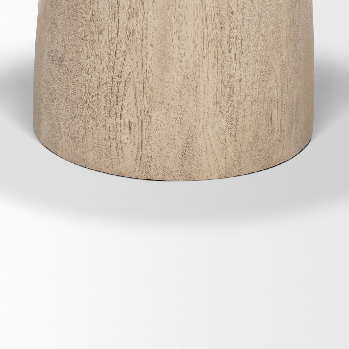 Allyson 42" Round Pedestal Dining Table | Light Brown Wood | Seats 4-Dining Tables-DECOROLALA