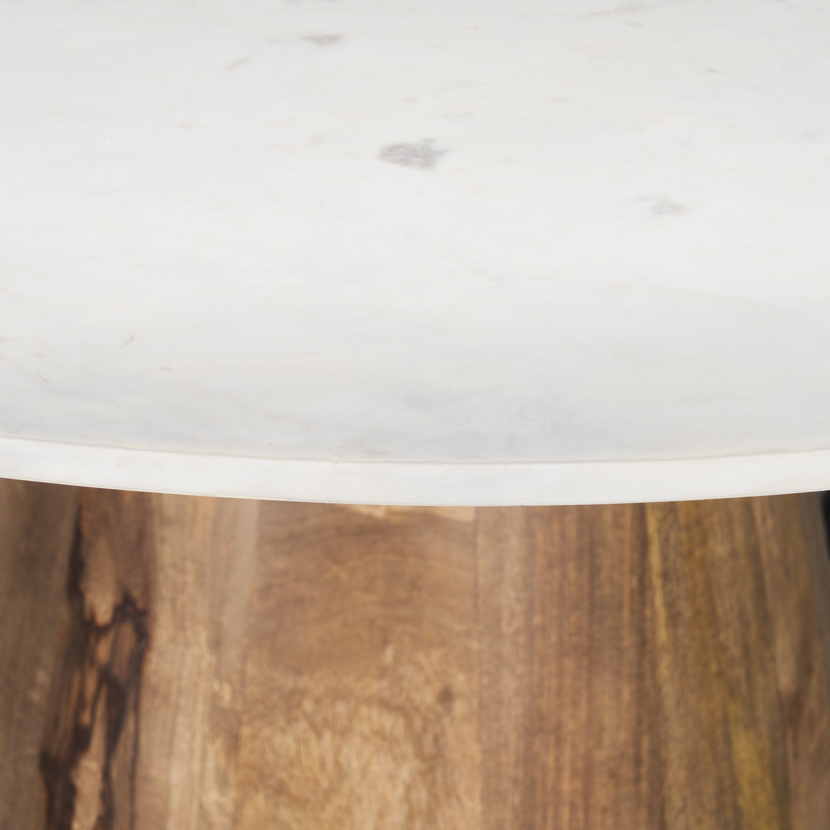 Allyson 42" Round Pedestal Dining Table | Marble | Seats 4-Dining Tables-DECOROLALA
