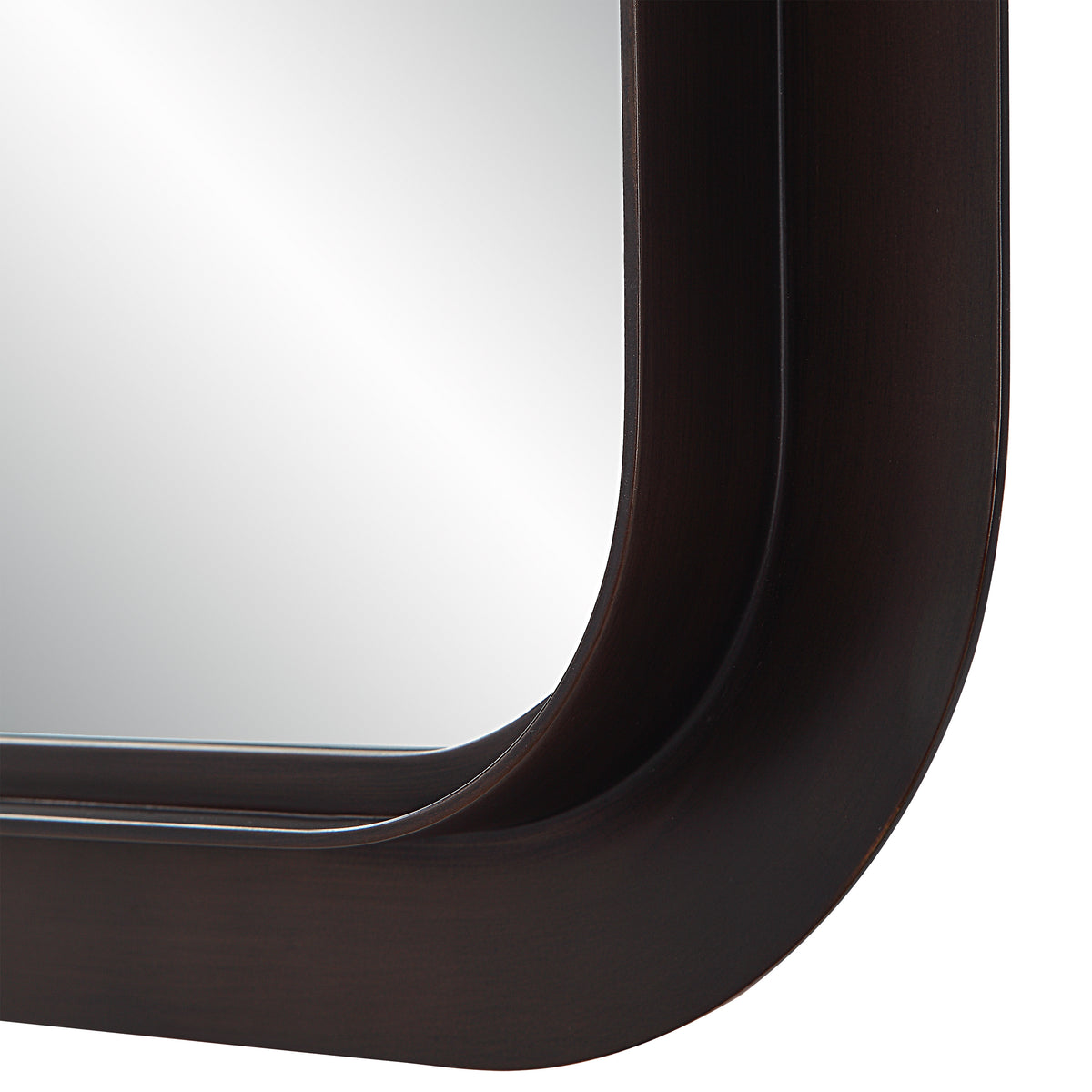Almere 40" Tall Rectangular Mirror, Dark Antique Bronze-Mirrors-DECOROLALA