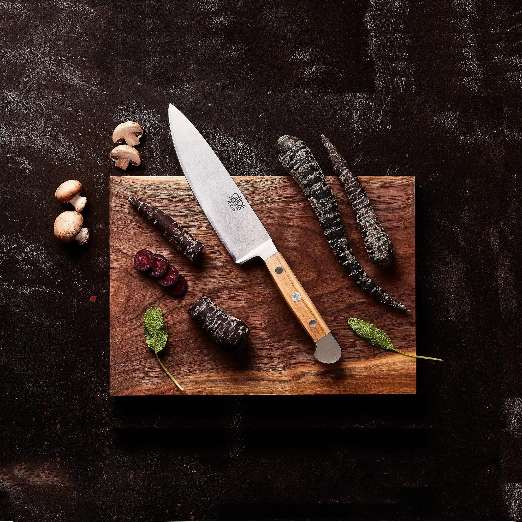 Alpha Olive Chef Knife - 8"-Chef Knife-DECOROLALA