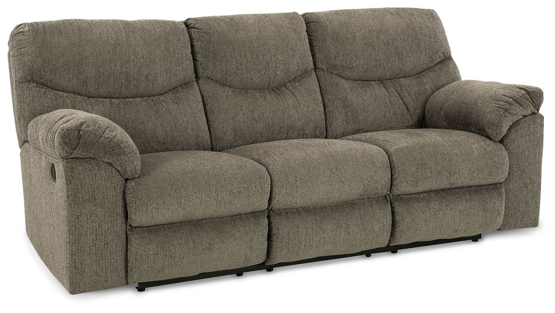 Alphons Reclining Sofa - Putty Fabric 93"W-Reclining Sofas-DECOROLALA
