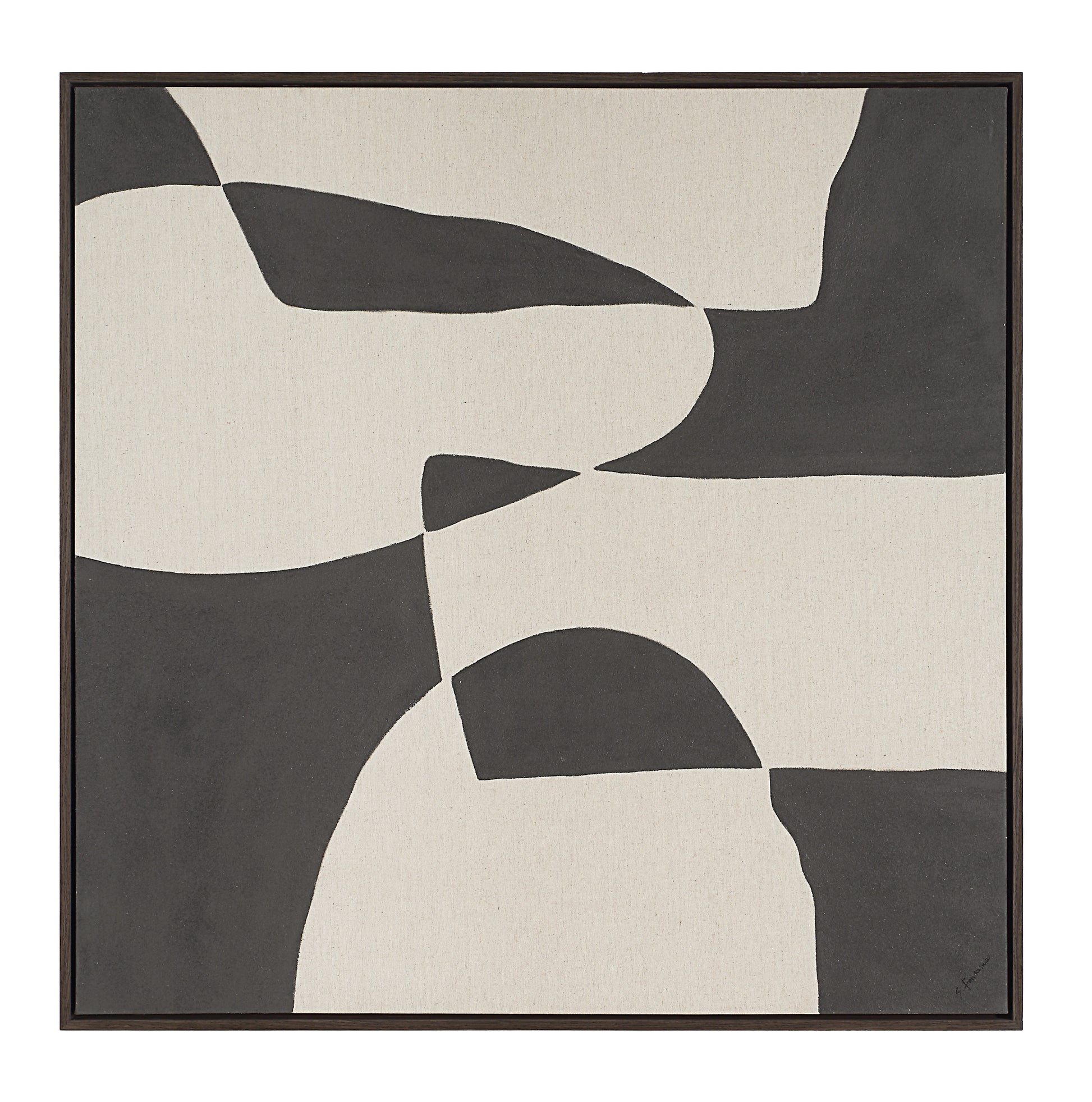 Altino 48" Wide Canvas Art, Beige-Canvas Art-DECOROLALA