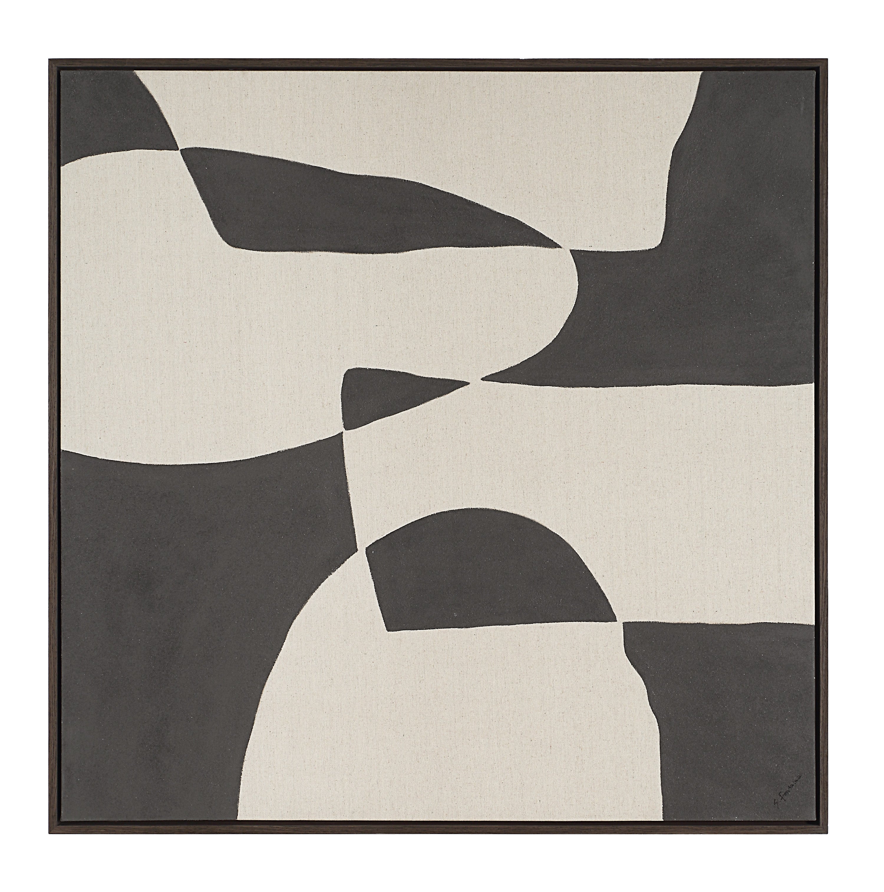 Altino 48" Wide Canvas Art, Beige-Canvas Art-DECOROLALA