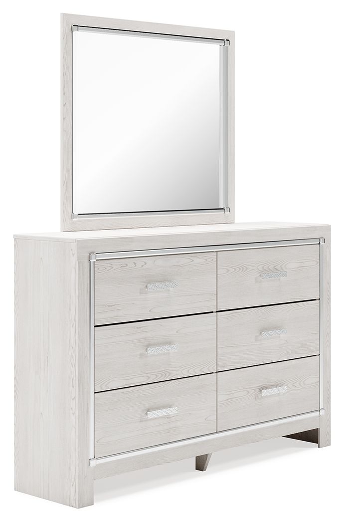 Altyra King Upholstered Storage Bed Set - White-7 Piece Bedroom Sets-DECOROLALA