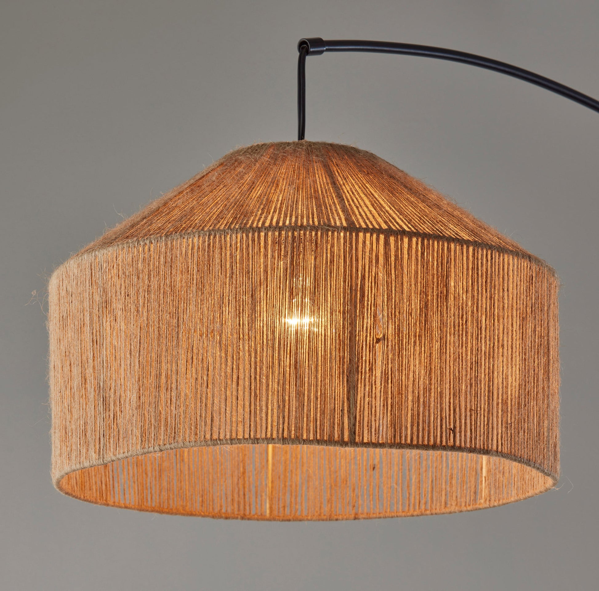 Amalfi Arc Lamp - Black 75" Dome Shade-Lighting-DECOROLALA