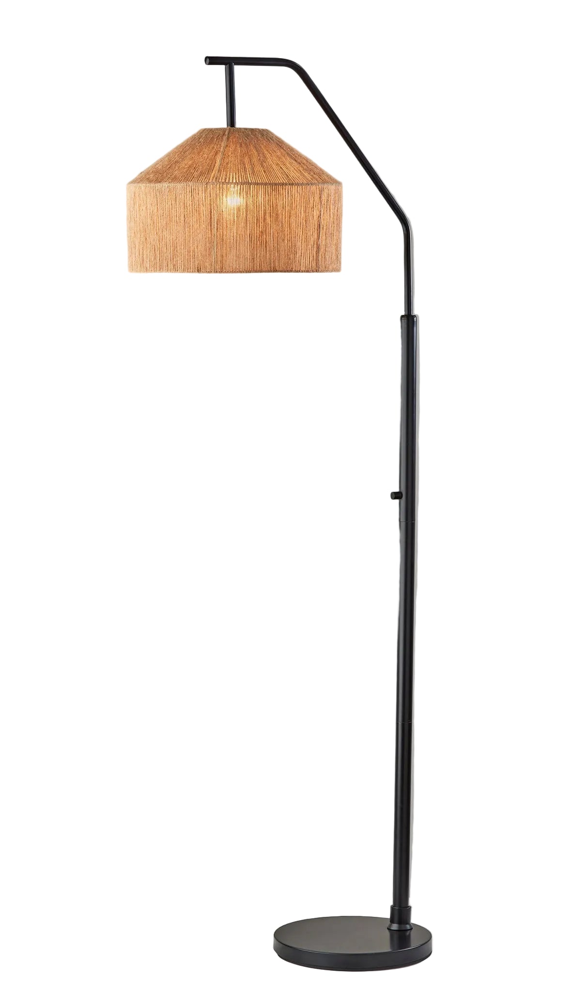 Amalfi Floor Lamp - Black 65" Dome Shade-Lighting-DECOROLALA