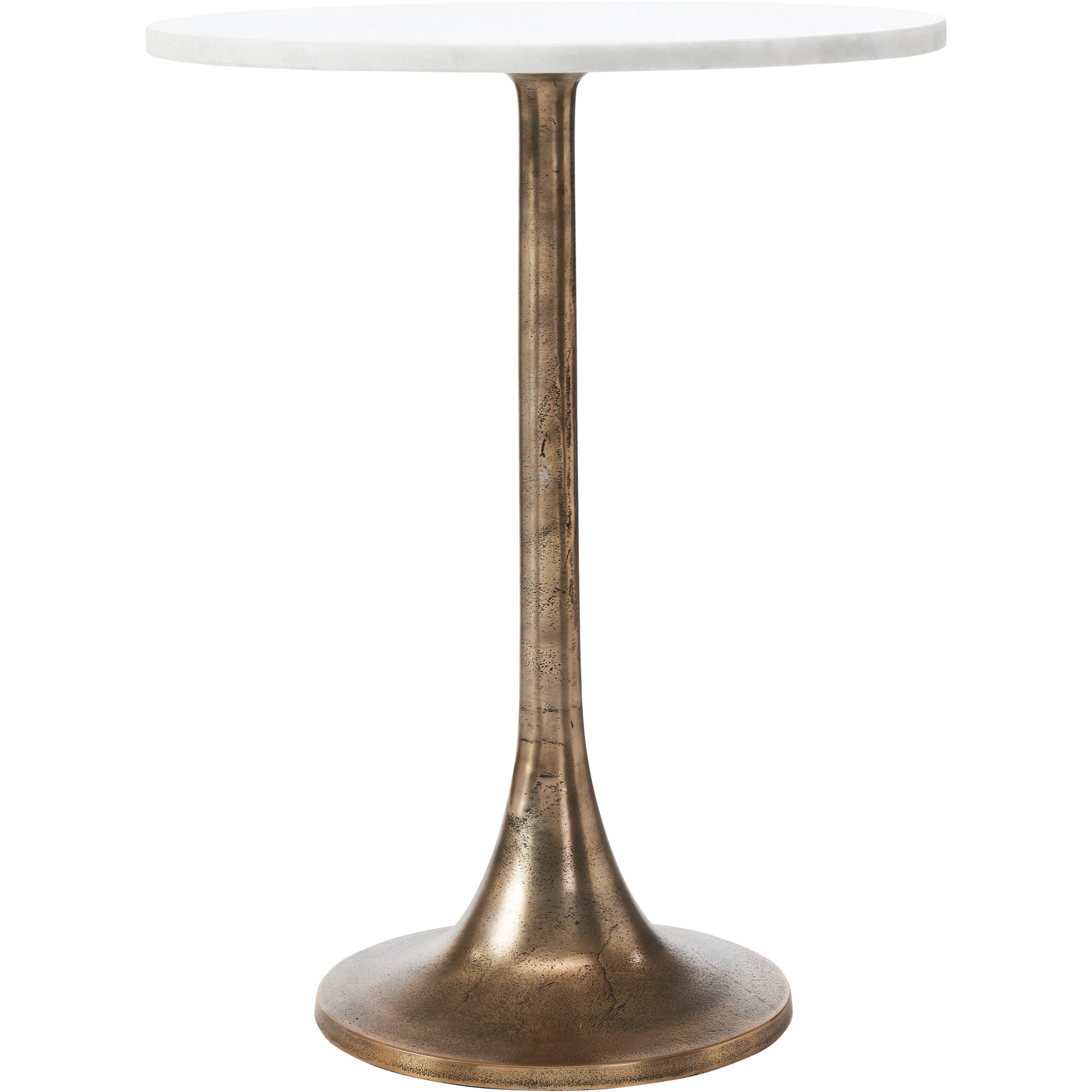 Amalya Indoor Aluminum Table, Antique Brass-Table-DECOROLALA