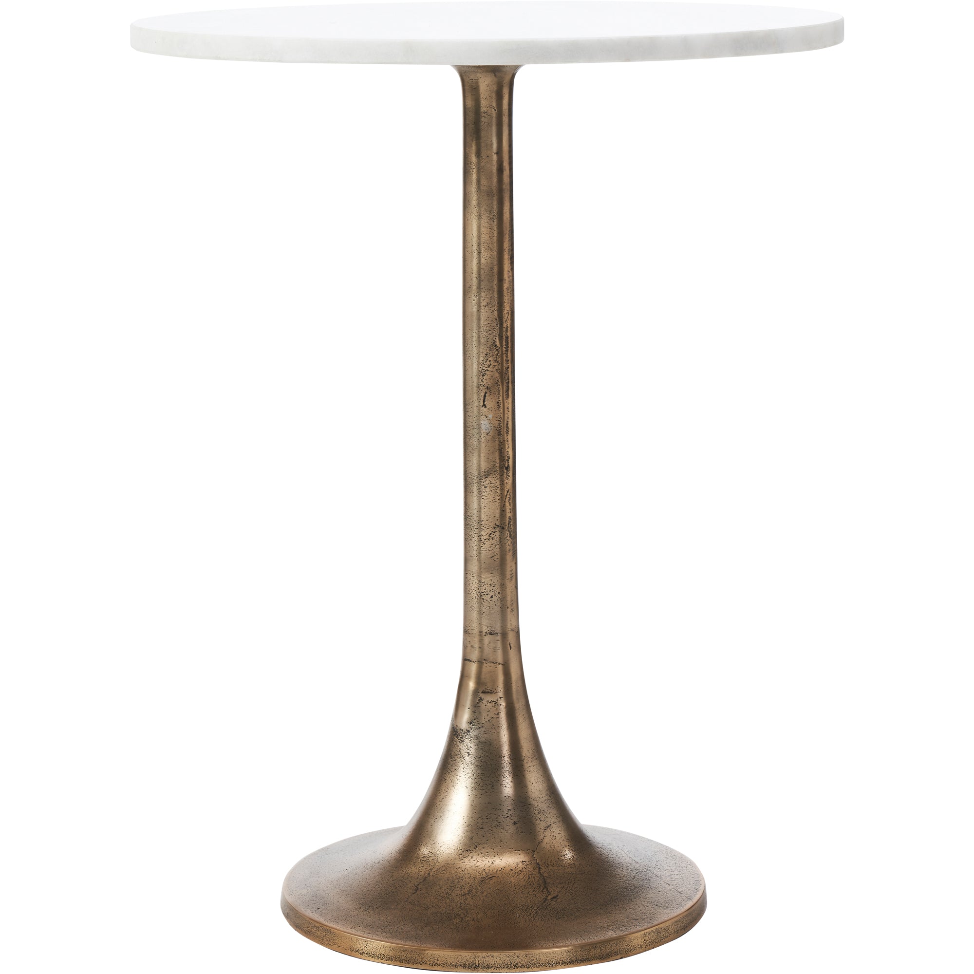 Amalya Indoor Aluminum Table, Antique Brass-Table-DECOROLALA