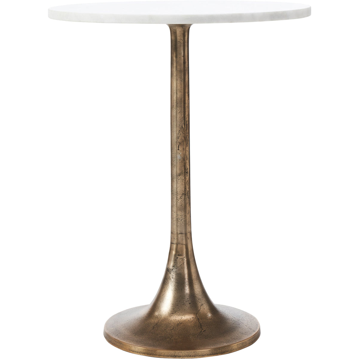 Amalya Indoor Aluminum Table, Antique Brass-Tables-DECOROLALA