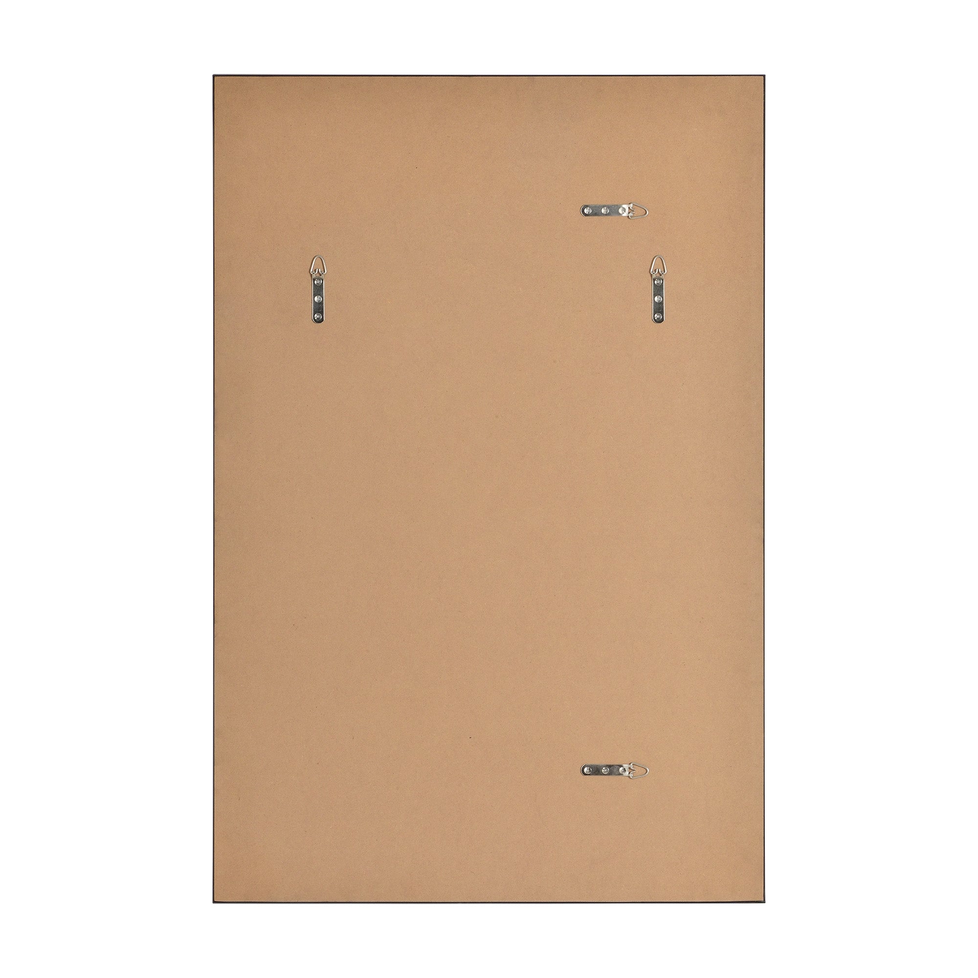 Amara 45" Tall Rectangle Wall Mirror, Black-Mirror-DECOROLALA