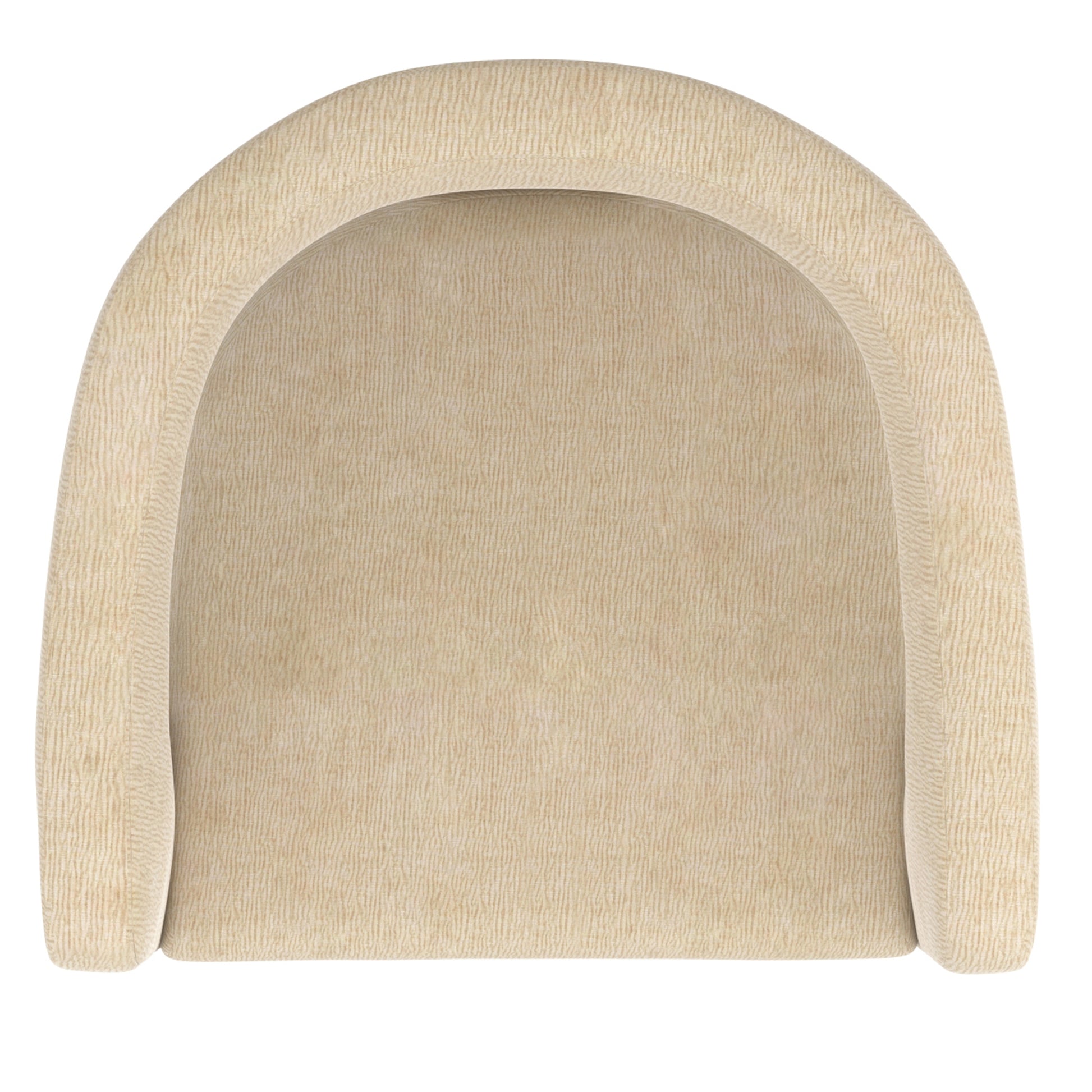 Amara Dining Chair - Beige Chenille Upholstered Cushion-DECOROLALA