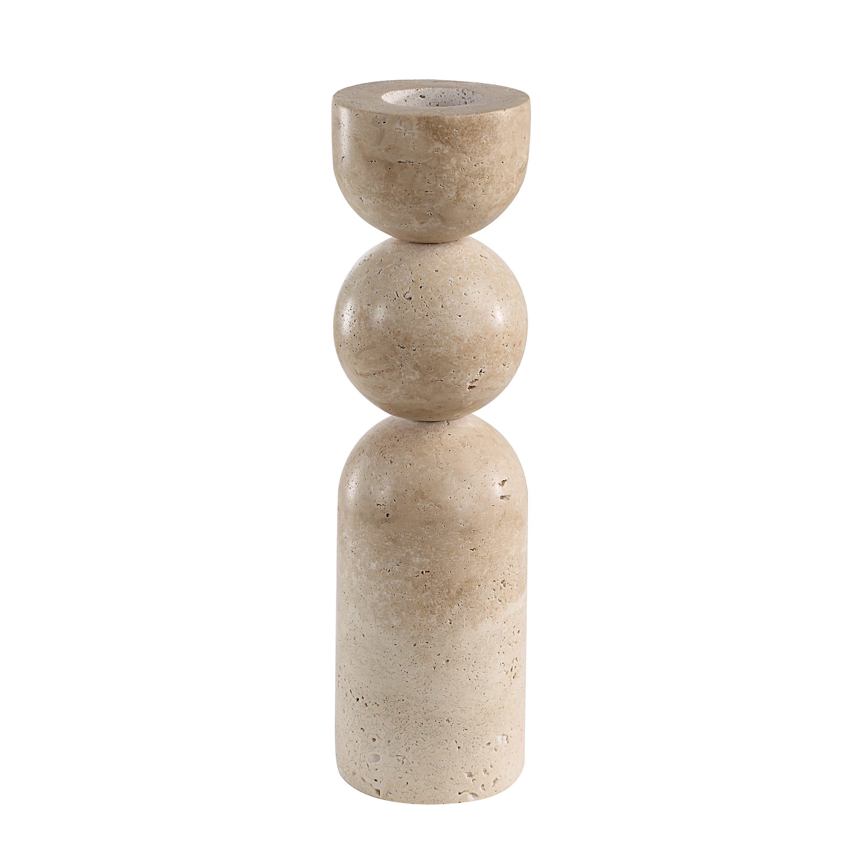 Amarena Candle Holder, Natural-Candle Holder-DECOROLALA