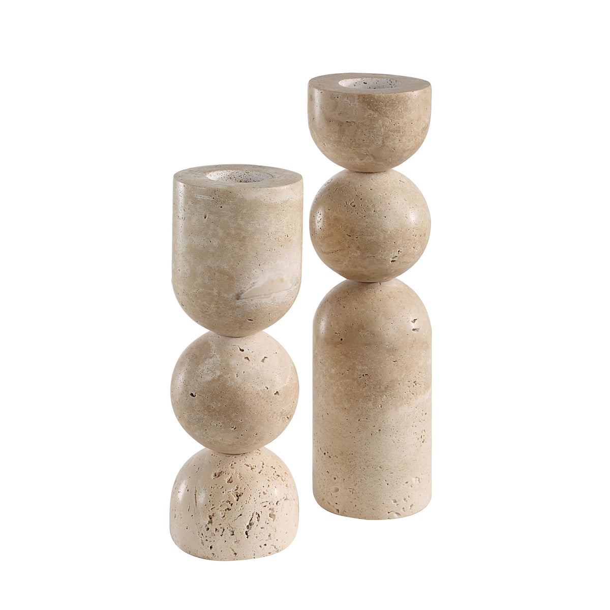 Amarena Candle Holder, Natural-Candle Holders-DECOROLALA