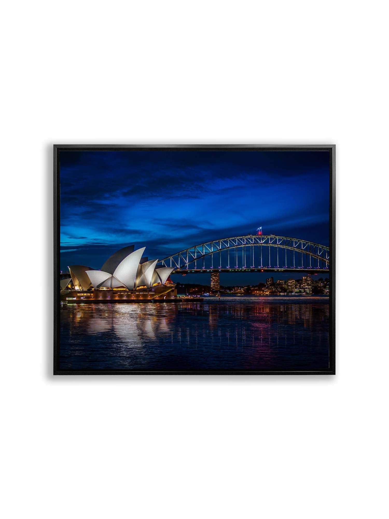 Amazing Sydney Skyline 48" x 36" Fine Art Canvas-Canvas Print-DECOROLALA