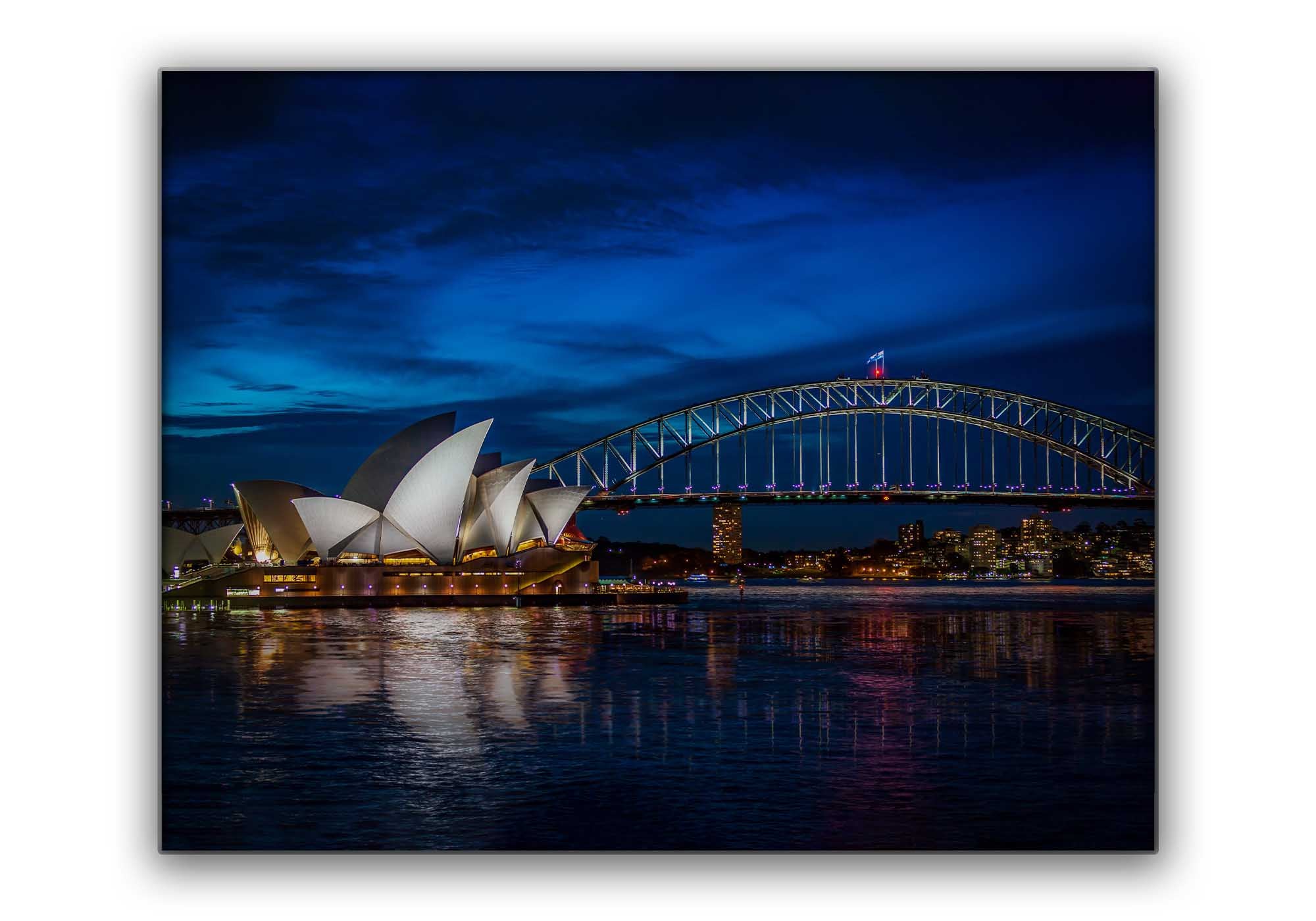 Amazing Sydney Skyline 48" x 36" Fine Art Canvas-Canvas Print-DECOROLALA