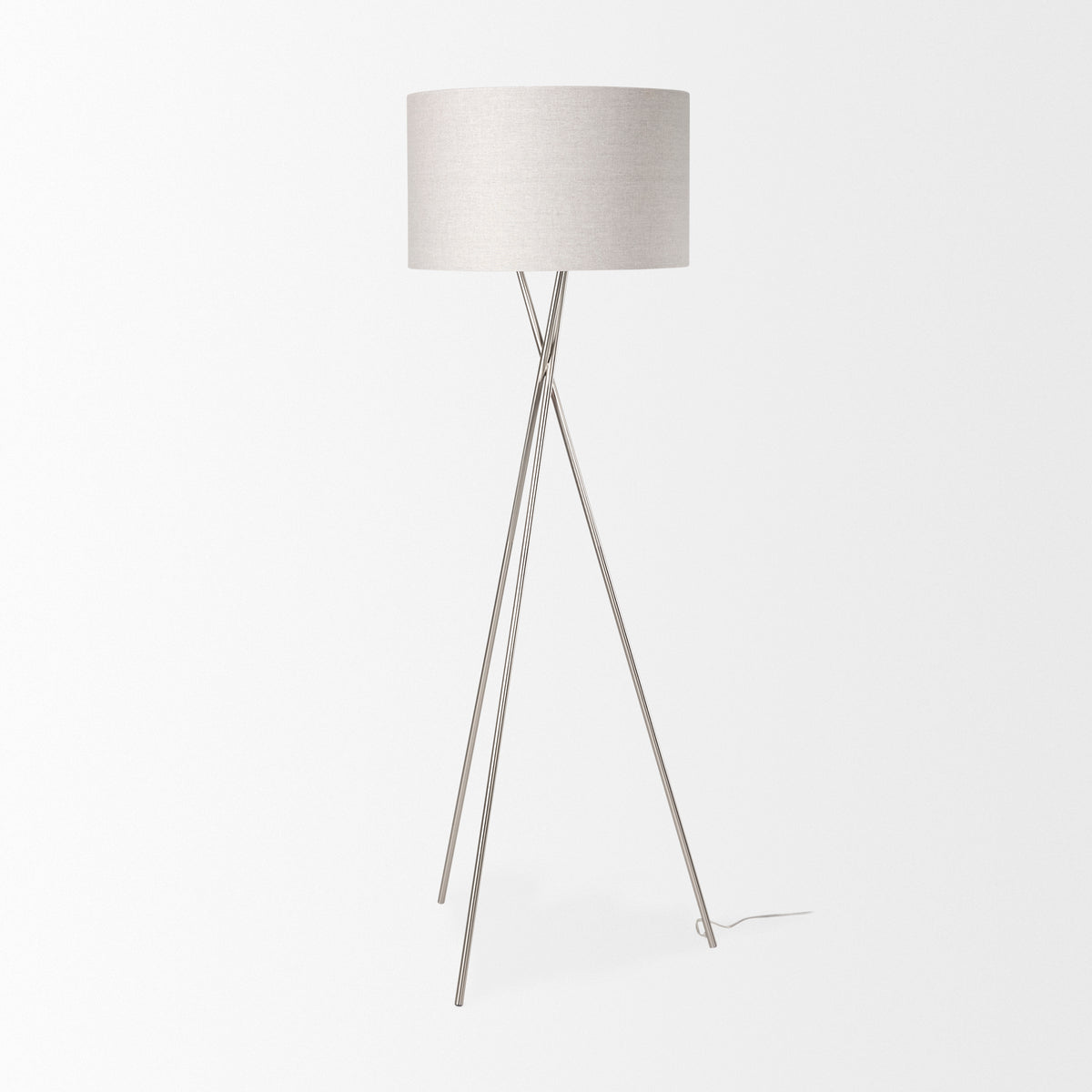 Ambrose Black Metal Tripod Floor Lamp-Floor Lamps-DECOROLALA
