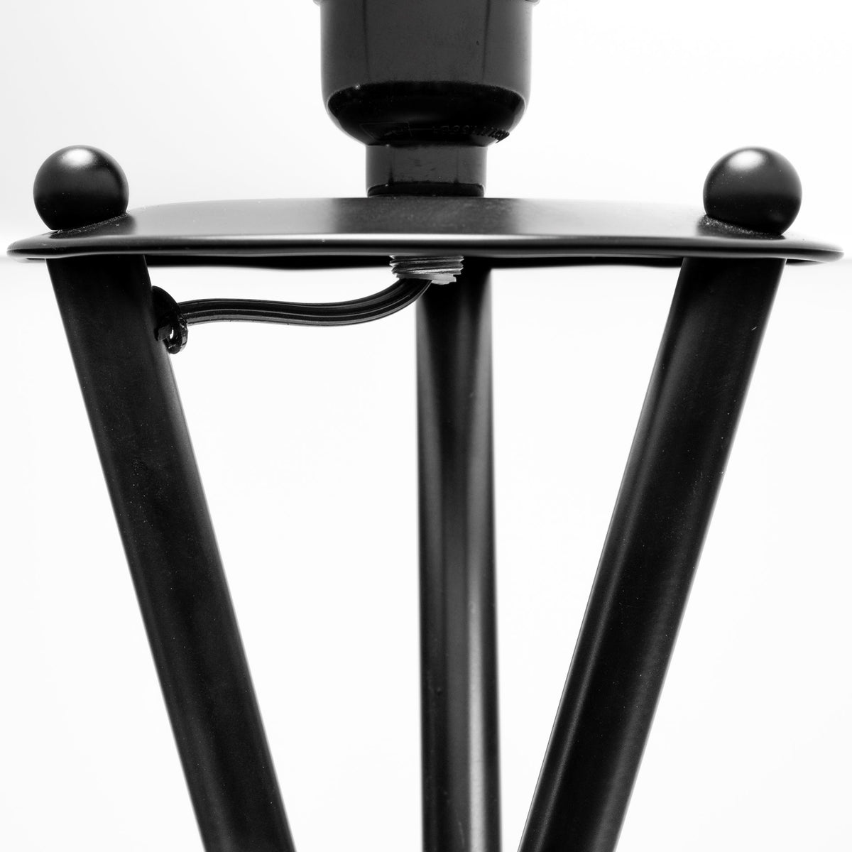 Ambrose Black Metal Tripod Floor Lamp-Floor Lamps-DECOROLALA