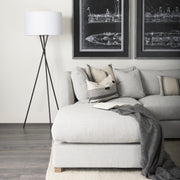 Ambrose Black Metal Tripod Floor Lamp-Floor Lamps-DECOROLALA