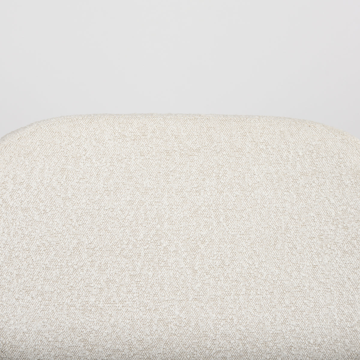 Amelia Accent Chair - Cream Boucle Black Metal 21.3"-Accent Chairs-DECOROLALA