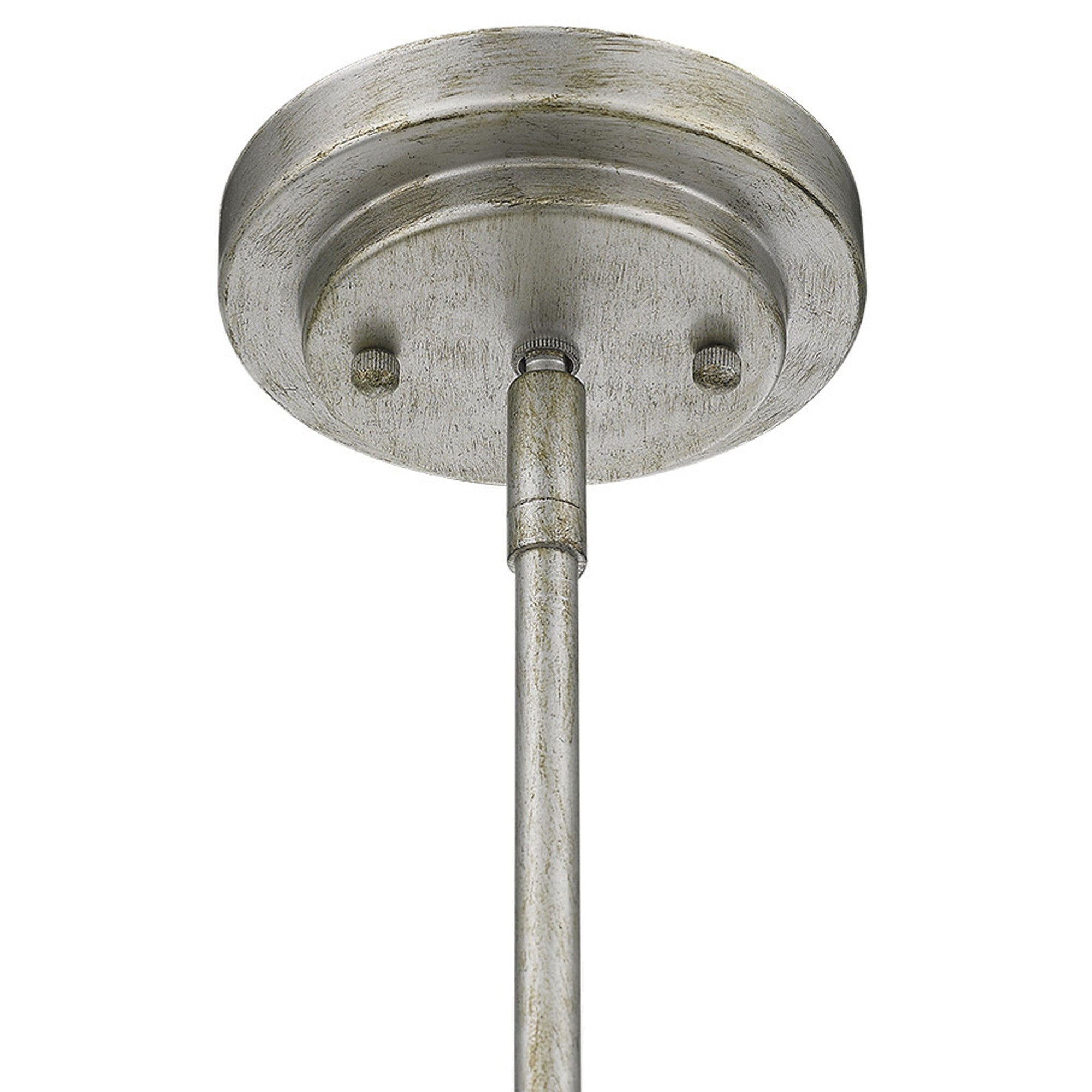 Amoret 5-Light Antique Silver Convertible Pendant-Pendants-Hanging Lights-DECOROLALA