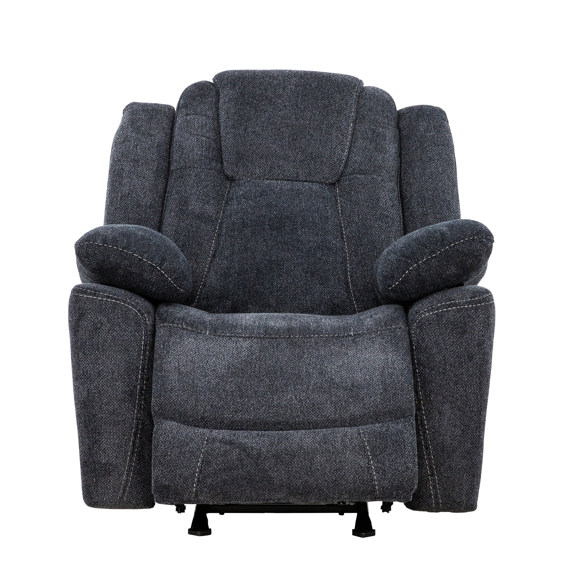 Anakin 38 in. Upholstered Rocker Recliner with Lever-Living Room-DECOROLALA