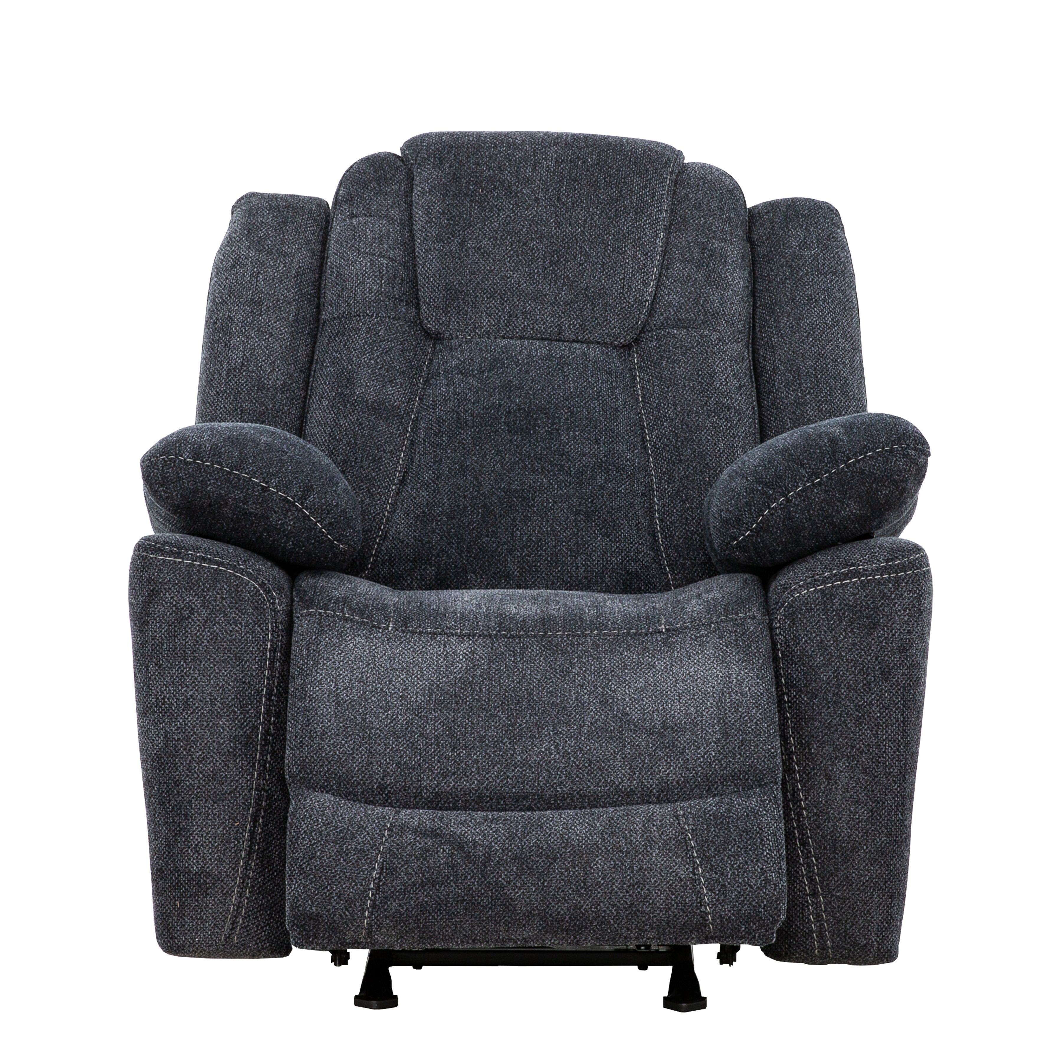 Anakin 38 in. Upholstered Rocker Recliner with Lever-Living Room-DECOROLALA