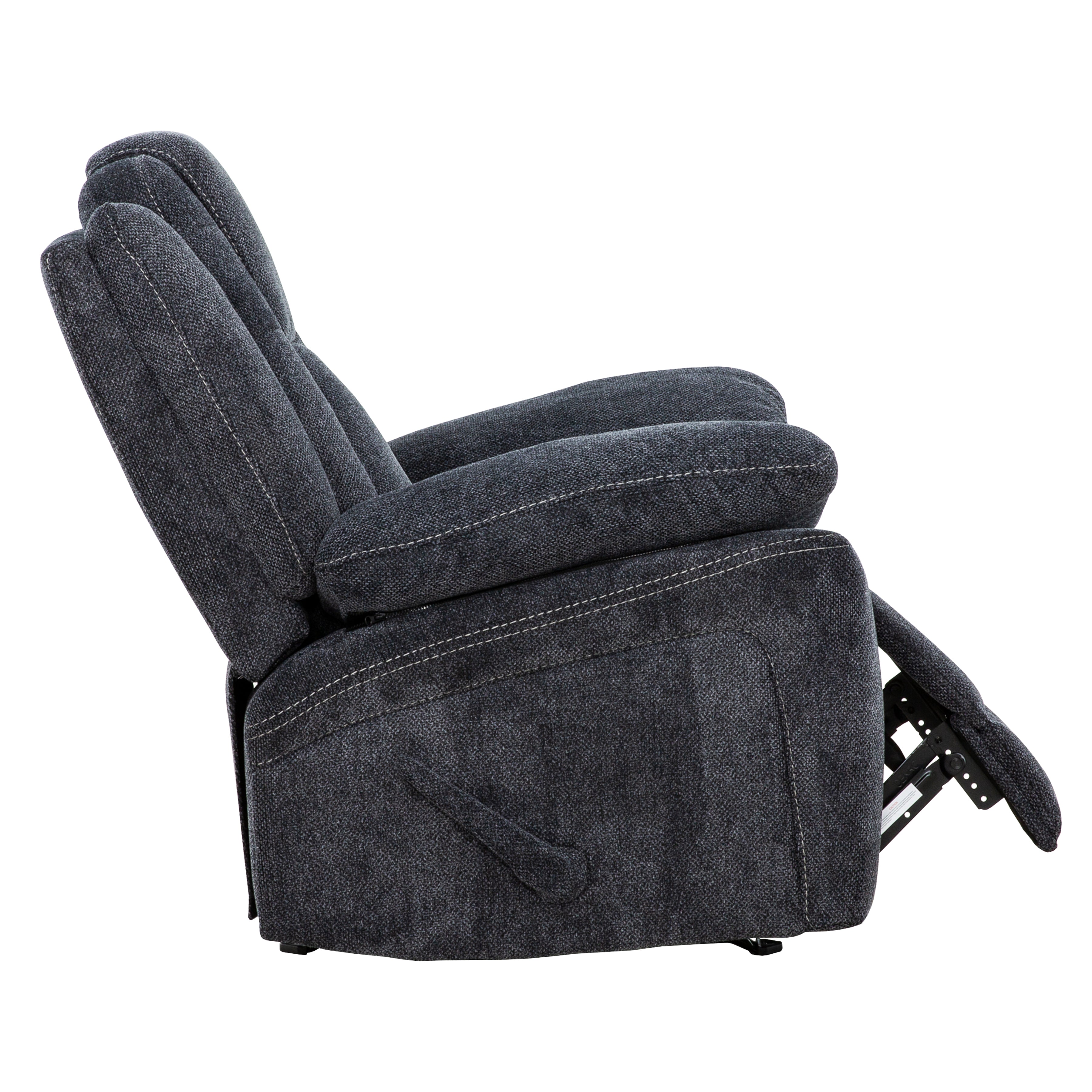 Anakin 38 in. Upholstered Rocker Recliner with Lever-Living Room-DECOROLALA