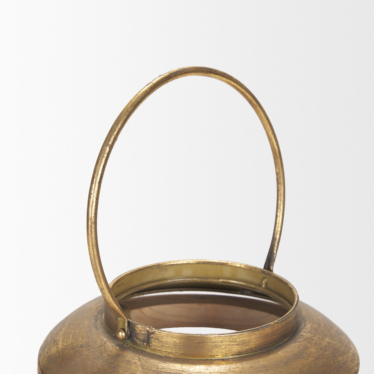 Andy II Small Natural Wood Cylindrical Lantern-Lanterns-DECOROLALA