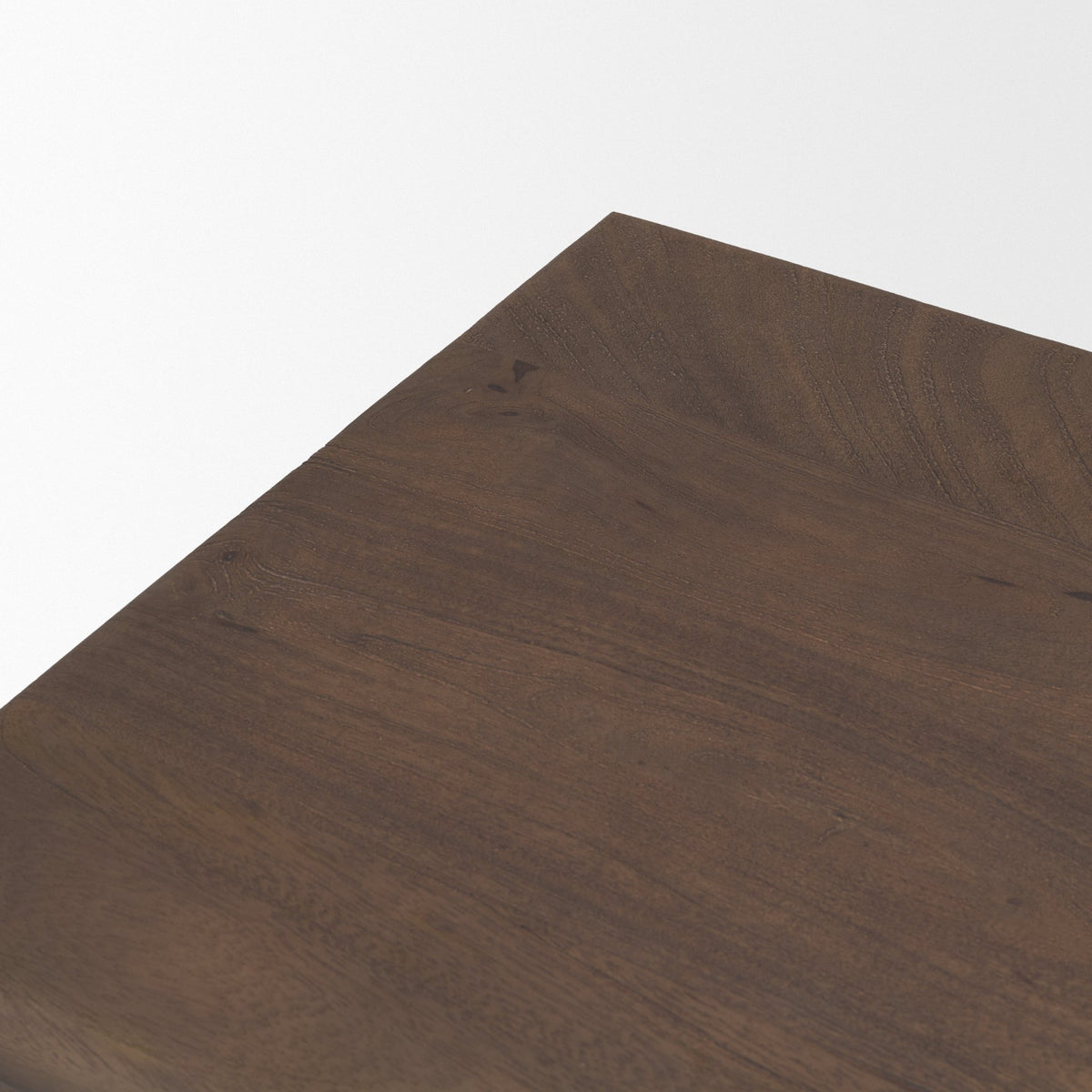 Angeline Spool Turned End Table | Dark Brown Wood | 1 Drawer-End and Side Tables-DECOROLALA