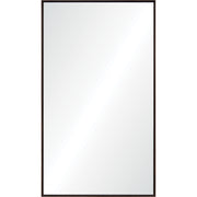 Anjalina 83" Tall Rectangle Full Length Mirror, Brown-Full Length Mirror-DECOROLALA