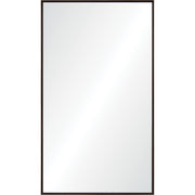 Anjalina 83" Tall Rectangle Full Length Mirror, Brown-Full-Length Mirrors-DECOROLALA