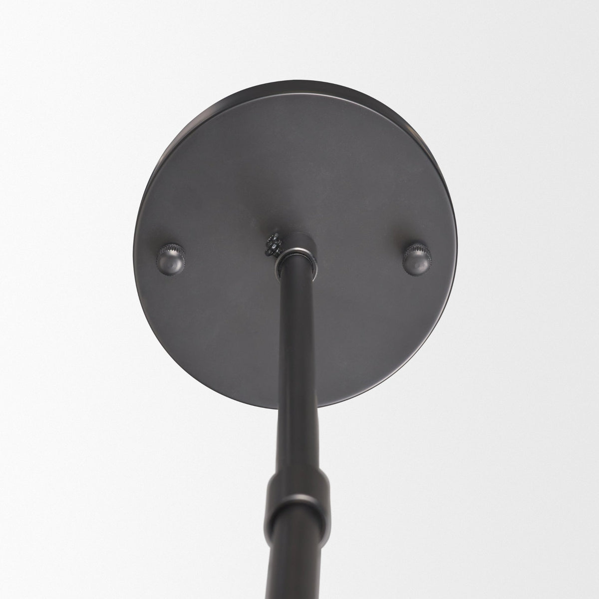 Anna (26"x14") Hanging Gun-Metal w/ Clear Glass Rods Six Bulb Chandelier-Chandeliers-DECOROLALA