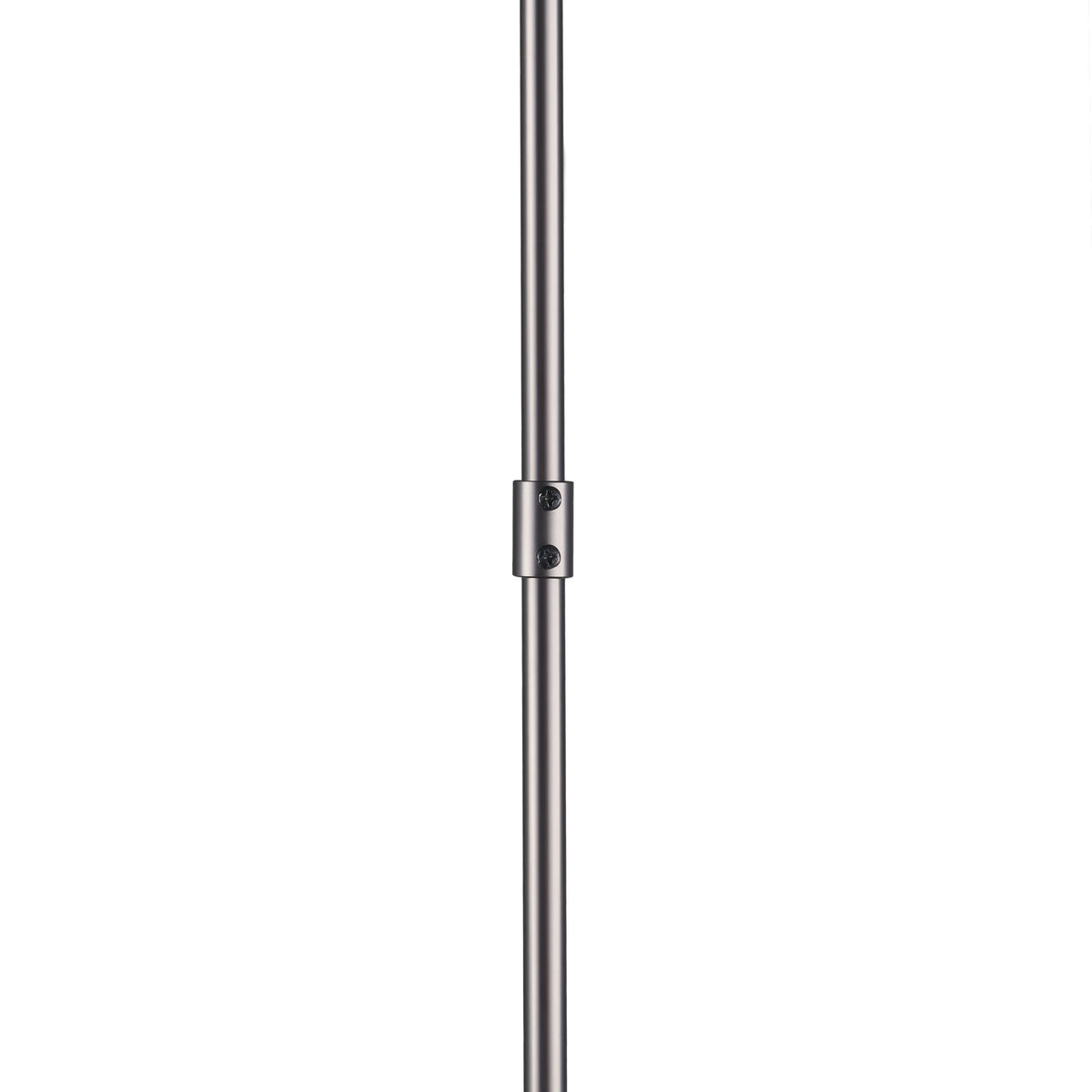 Anna (26"x14") Hanging Gun-Metal w/ Clear Glass Rods Six Bulb Chandelier-Chandeliers-DECOROLALA