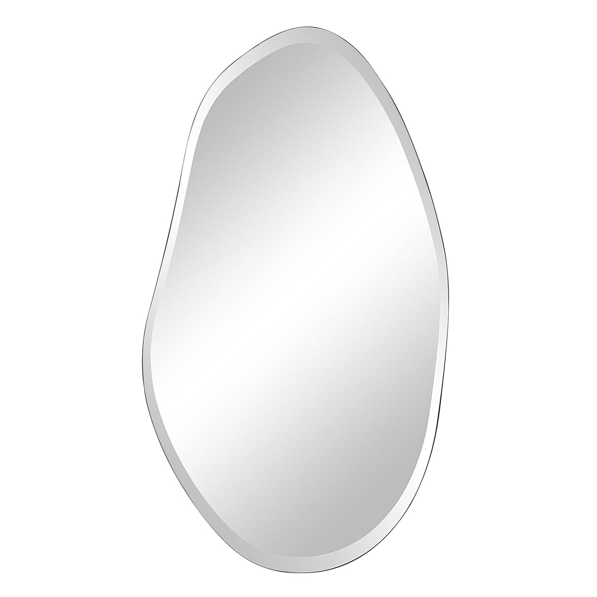 Anogia 40" H x 22" W Wall Mirror, Grey-Mirrors-DECOROLALA