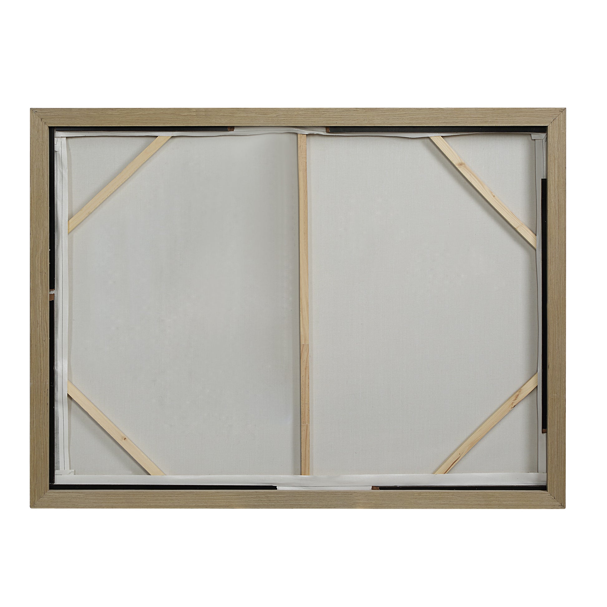 Anse 36" H x 48" W Canvas Art, White-Canvas Art-DECOROLALA