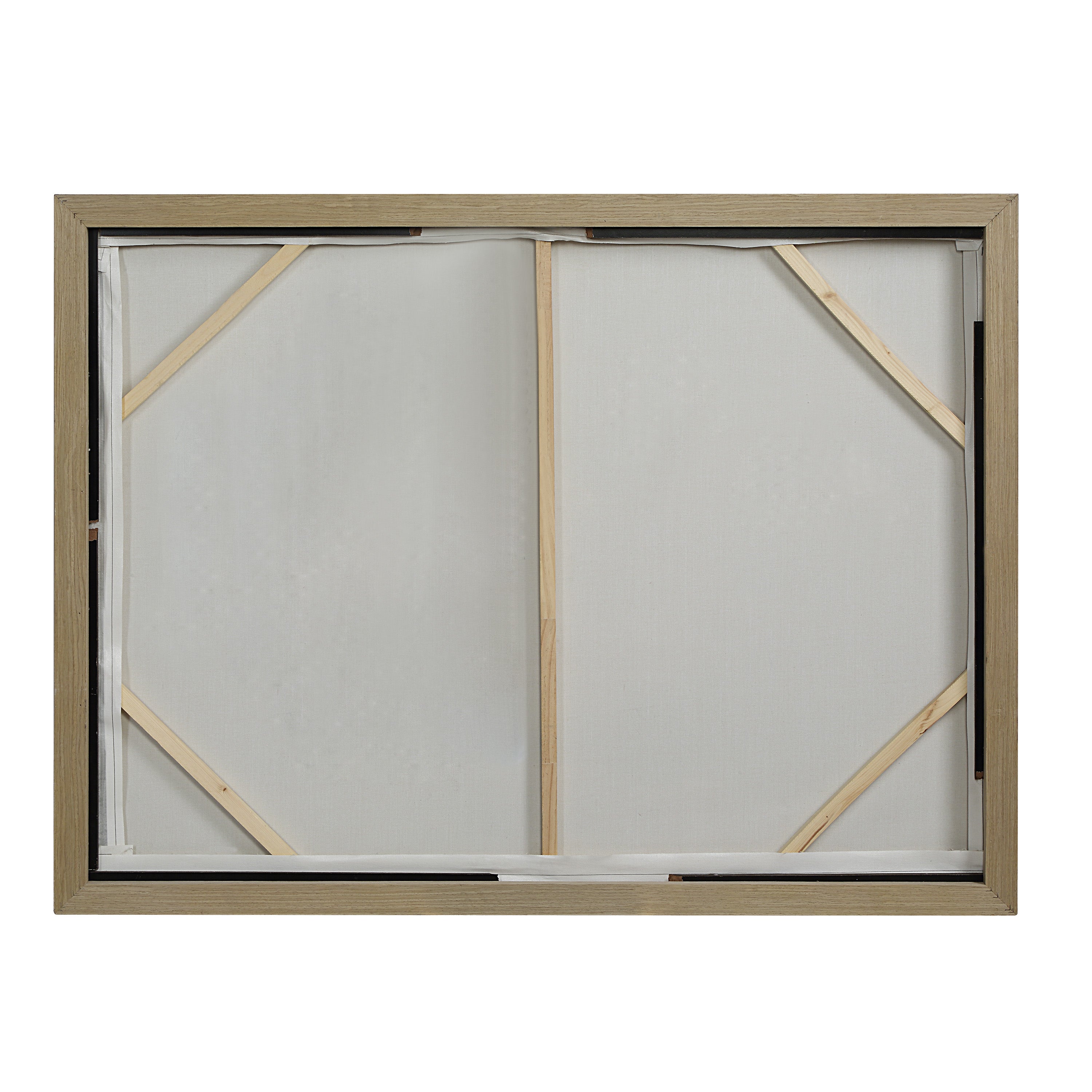 Anse 36" H x 48" W Canvas Art, White-Canvas Art-DECOROLALA